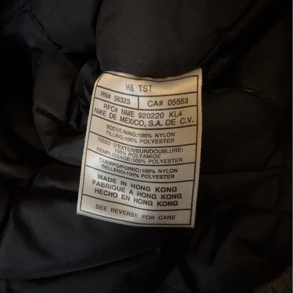 Vintage Nike dark green anorak puffy pull over jacket